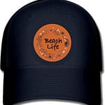 beach life shells ball cap