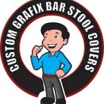 Custom Grafix Bar Stool Logo