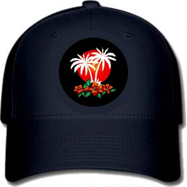 island floral ball cap