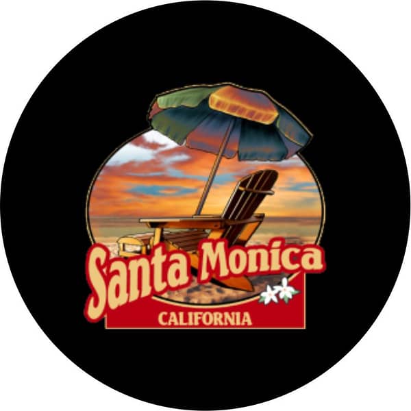 Santa Monica California Tire Cover