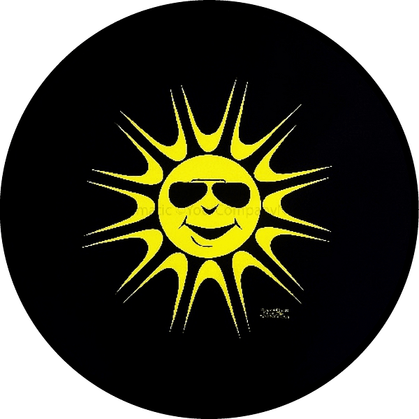 Smiley Face Tire Cover