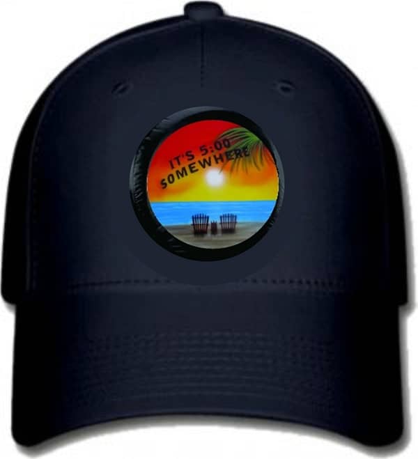 5 o clock palm ball cap