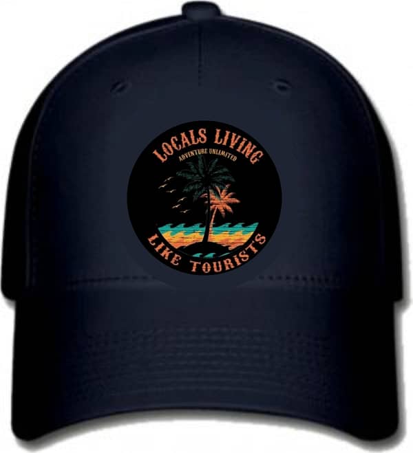 living like tourists ball cap